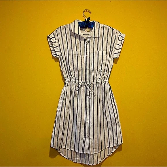 Japna | Dresses | Japna Womens Xs Linen Navy Blue Striped White Dress | Poshmark Japna | Dresses | Japna Womens Xs Linen Navy Blue Striped White Dress | Poshmark